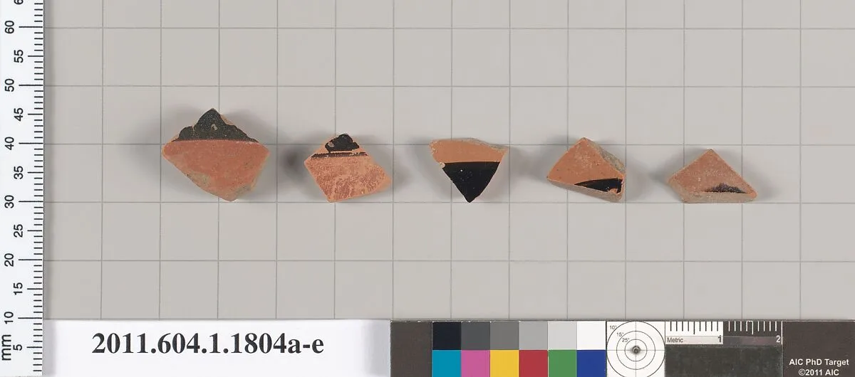 Terracotta rim fragments of kylikes(drinking cups) — Unknown