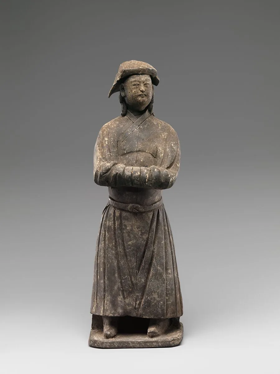 灰陶蒙古男俑|Figure of Mongol — Unknown