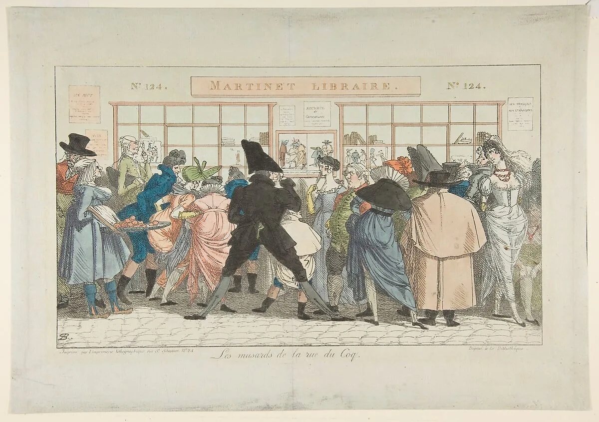 Les Musards de la Rue du Coq (Dawdlers of the Rue du Coq) — Pierre Nolasque Bergeret|Jean-Baptiste-François Bosio|Aaron Martinet