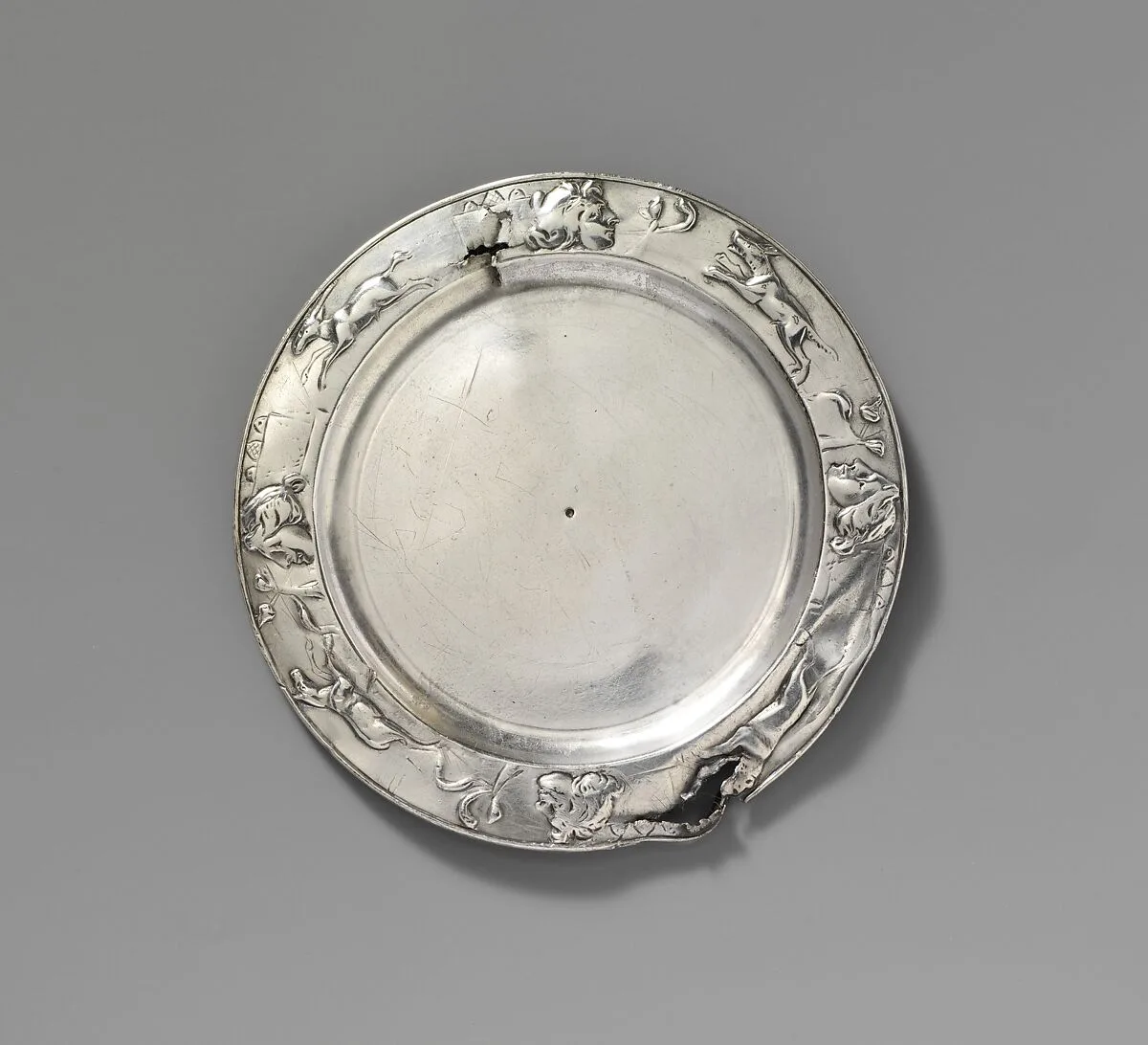 Silver plate — Unknown