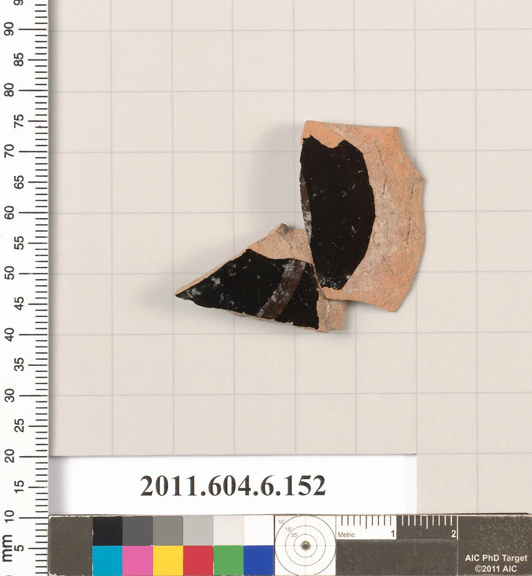Terracotta fragment of a closed shape — Unknown