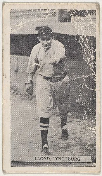 Lloyd, Lynchburg, from the Contentnea series (T209, Set 2) for the American Tobacco Company to promote Contentnea Cigarettes — American Tobacco Company