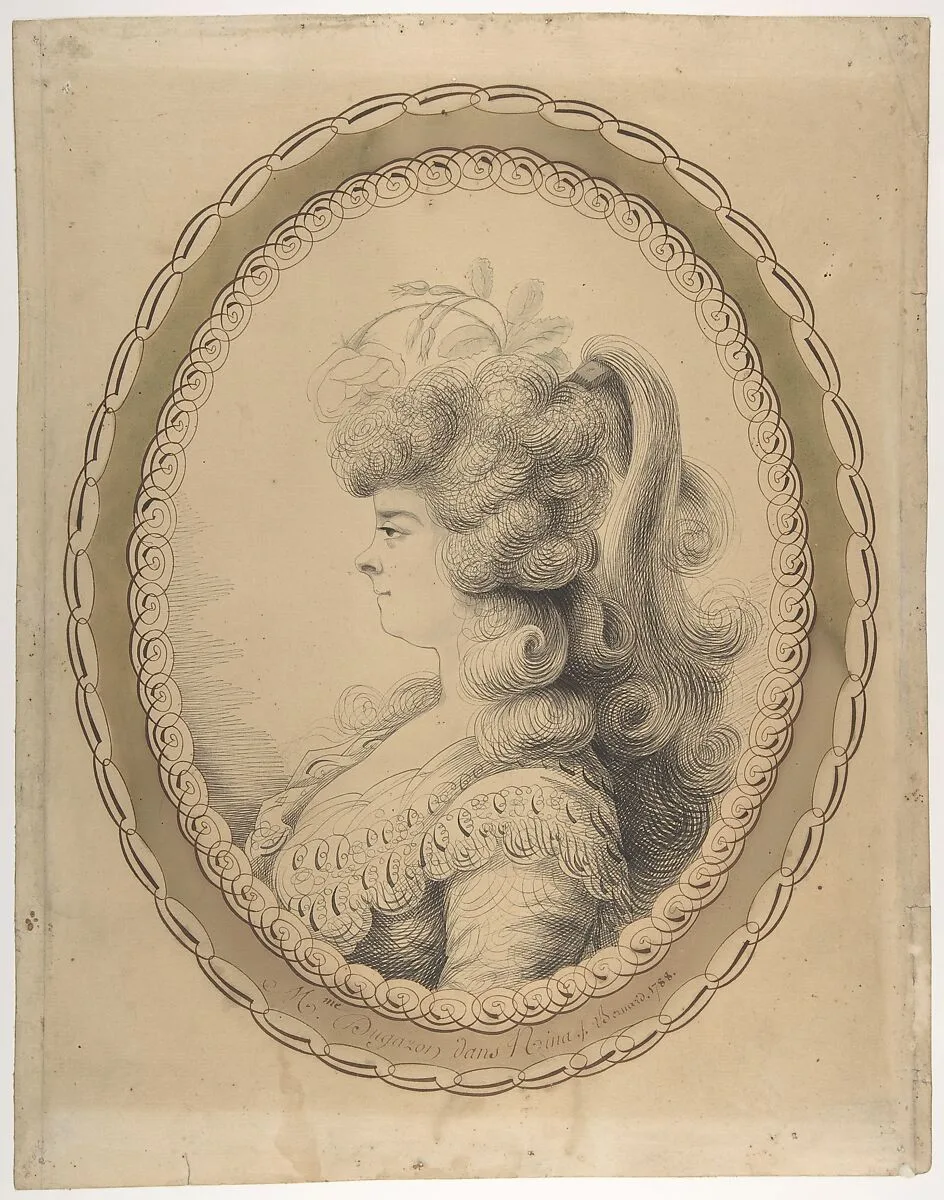 Portrait of Madame Dugazon as Nina — Joseph Jean Bernard