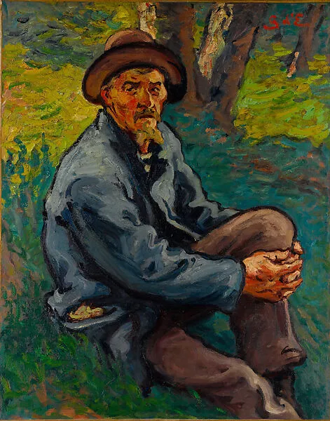 The Old Mushroom Gatherer — Georges d'Espagnat