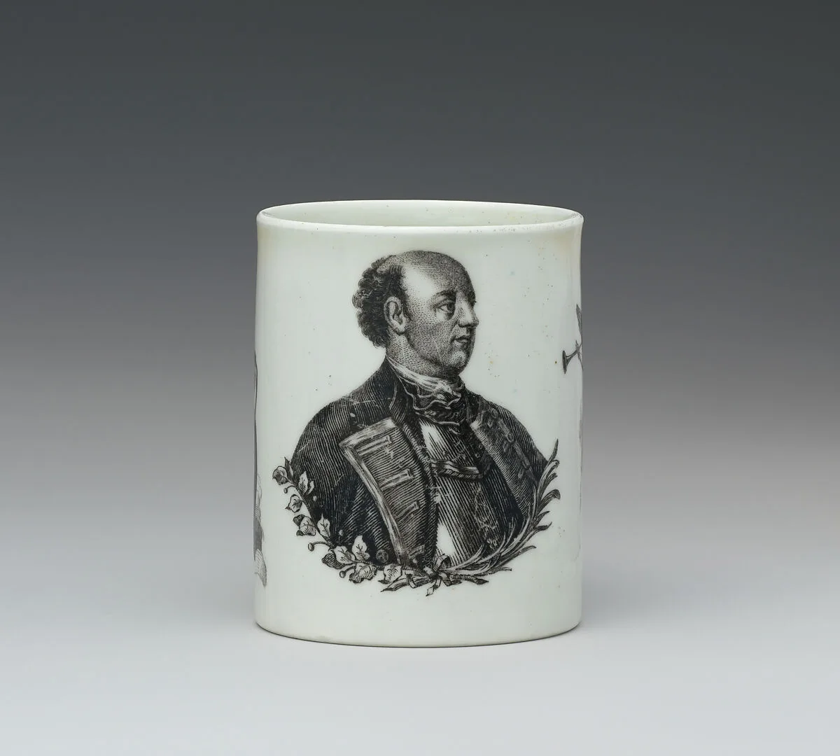 Mug — Worcester factory|Richard Houston|Sir Joshua Reynolds