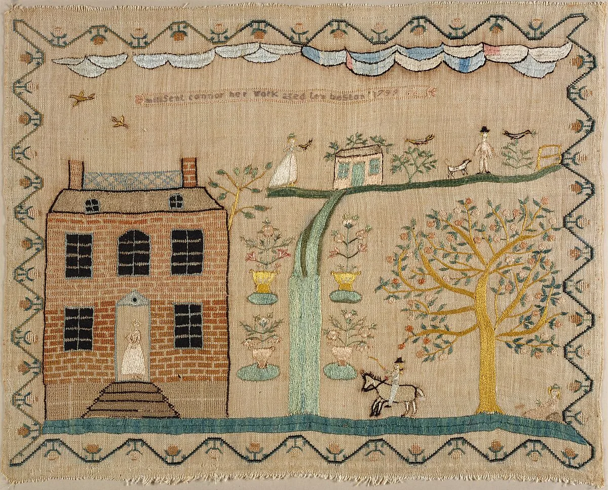Embroidered Sampler — Millsent Connor