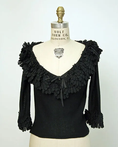 Evening sweater — Christian Dior|House of Dior|Christian Dior, Colifichets
