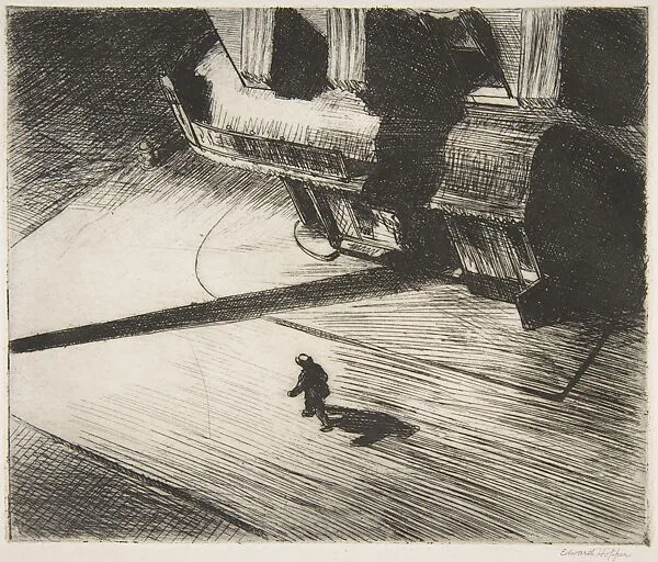 Night Shadows — Edward Hopper