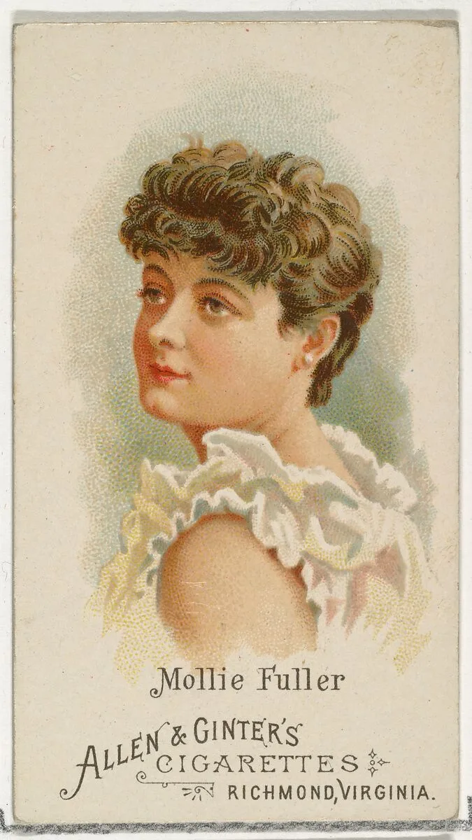 Mollie Fuller, from World's Beauties, Series 1 (N26) for Allen & Ginter Cigarettes — Allen & Ginter