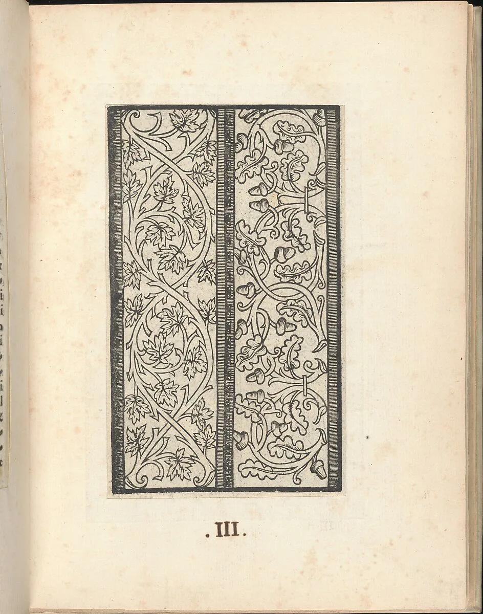 Esemplario di lavori, page 3 (recto) — Nicolò Zoppino