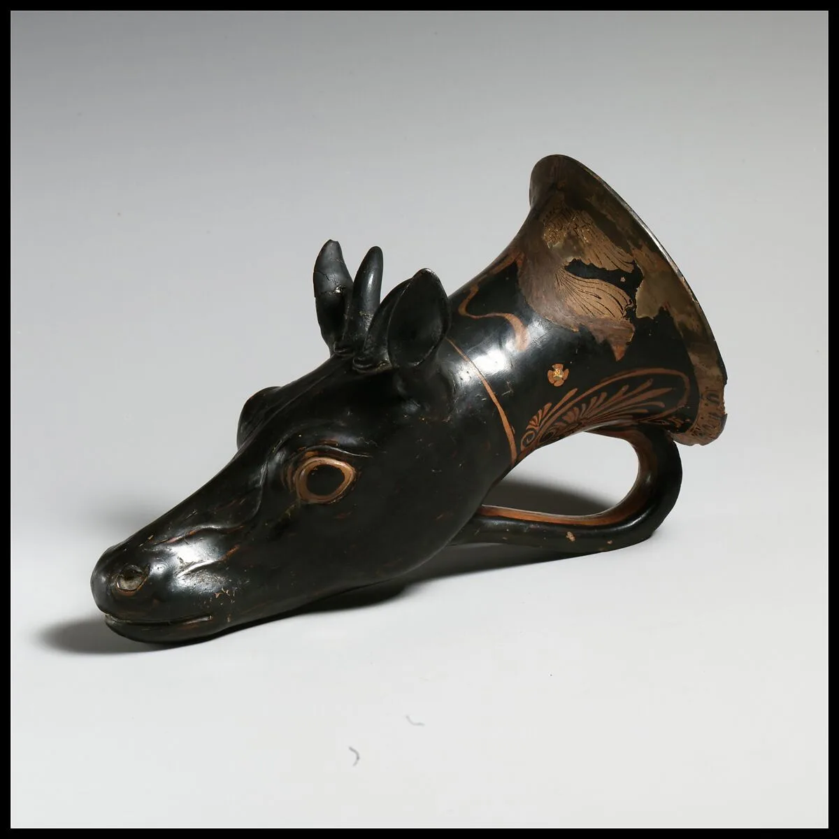 Terracotta rhyton (vase for libations or drinking) — Unknown