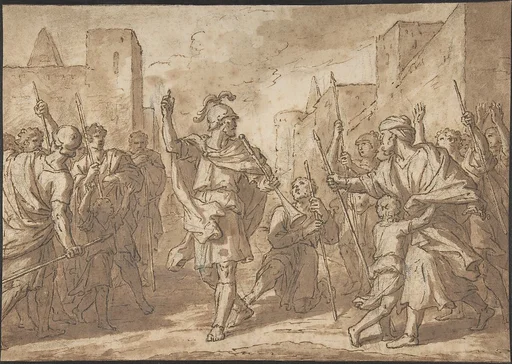 Gideon Gathering His Army, Scene from the Book of Judges