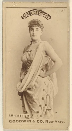 Leicester, from the Actors and Actresses series (N171) for Gypsy Queen Cigarettes
