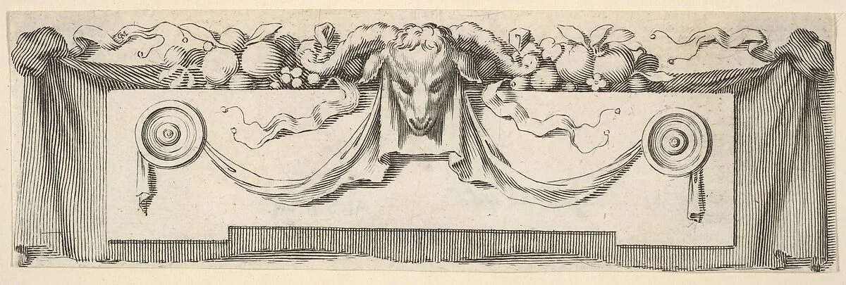 Headband with Ram's Head — Claude Mellan