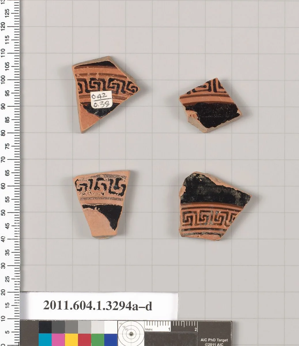 Terracotta fragments of kylikes (drinking cups) — Unknown