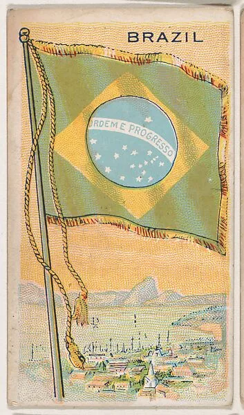 Brazil, bakery card from the Flags series (D34), issued by the Ward-Mackey Company — Ward-Mackey Company