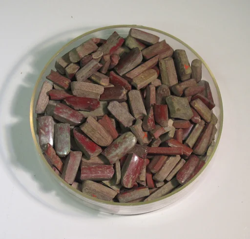 Inlay elements from shrine