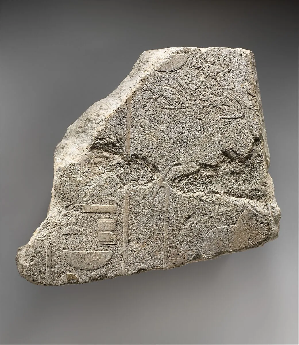 Relief with hieroglyphic label "Lord of Cats' Town" — Unknown