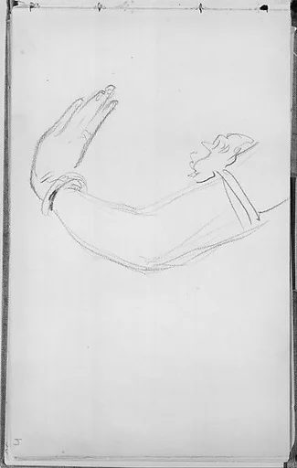 Arm of a Javanese Dancer (from Sketchbook of Javanese Dancers)
