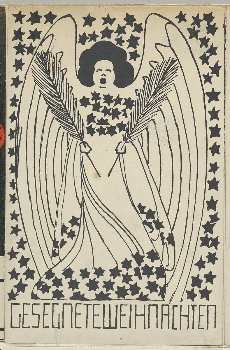 Blessed Christmas (Gesegneteweihnachten) — Unknown|Wiener Werkstätte