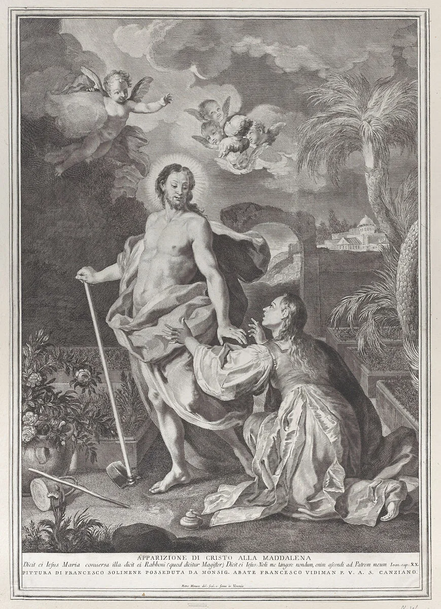 Noli me tangere — Francesco Solimena|Pietro Monaco