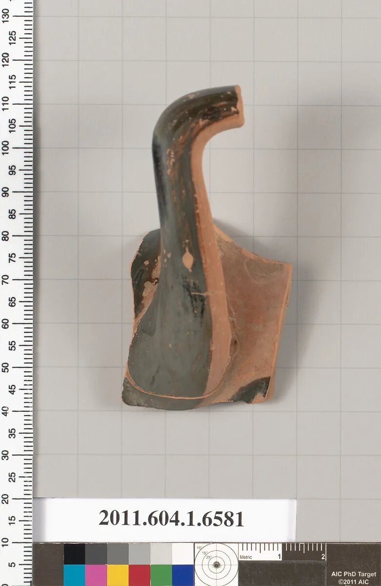 Terracotta fragment of a kylix (drinking cup) — Unknown