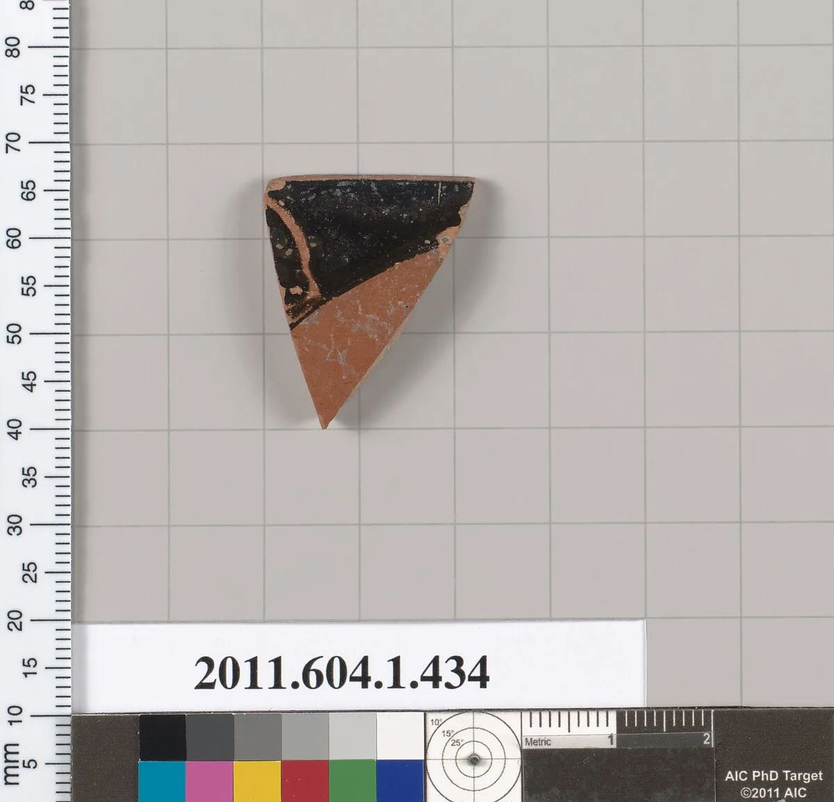 Terracotta rim fragment of a kylix (drinking cup) — Unknown