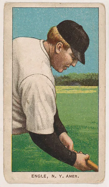 Clyde Engle, New York, from Coupon Cigarettes Baseball Issue, 1910 — Coupon Cigarettes