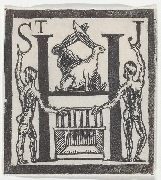 Bookplate for St. John Hutchinson — Dora Carrington|St. John Hutchinson