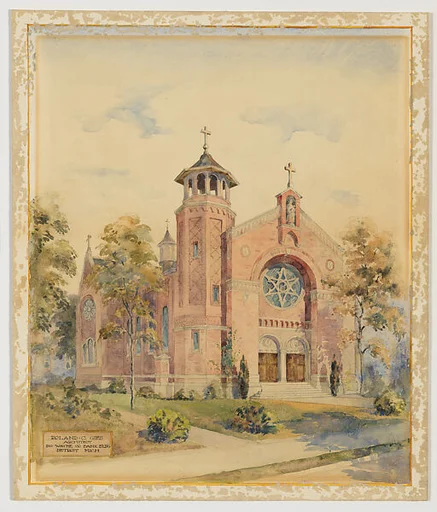 Romanesque Style Church Design