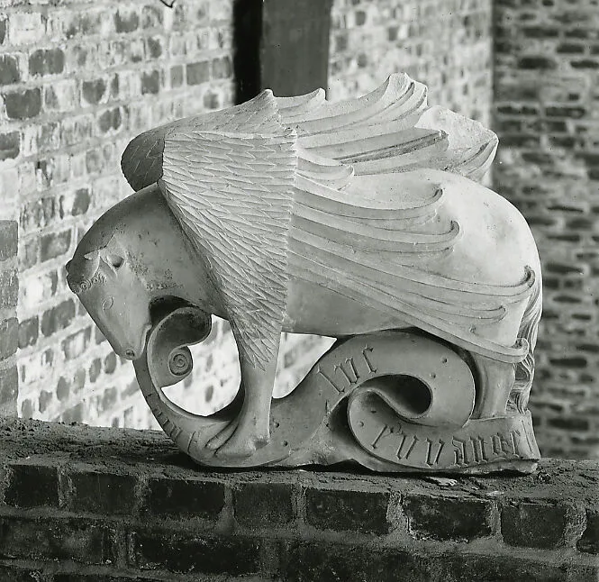 Sculpture of a Winged Ox — Unknown