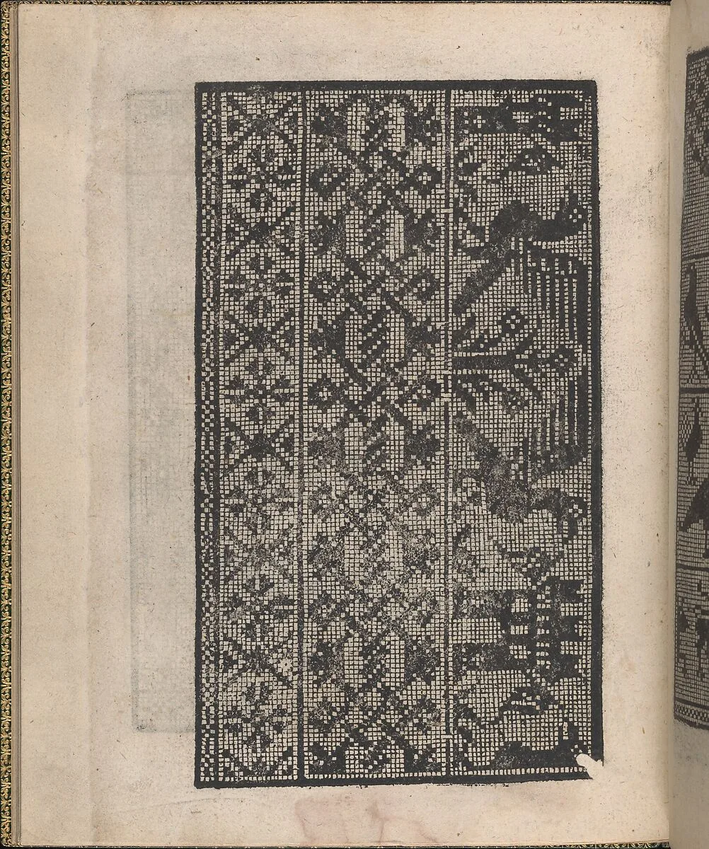 Ornamento delle belle & virtuose donne, page 20 (verso) — Matteo Pagano|Lloyd, Wallis & Lloyd
