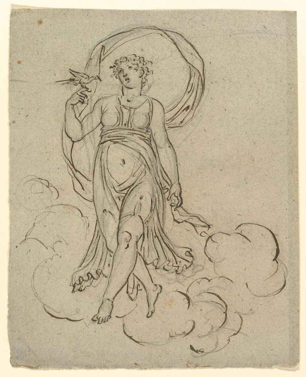 Venus with a Dove — Nicolai Abraham Abildgaard