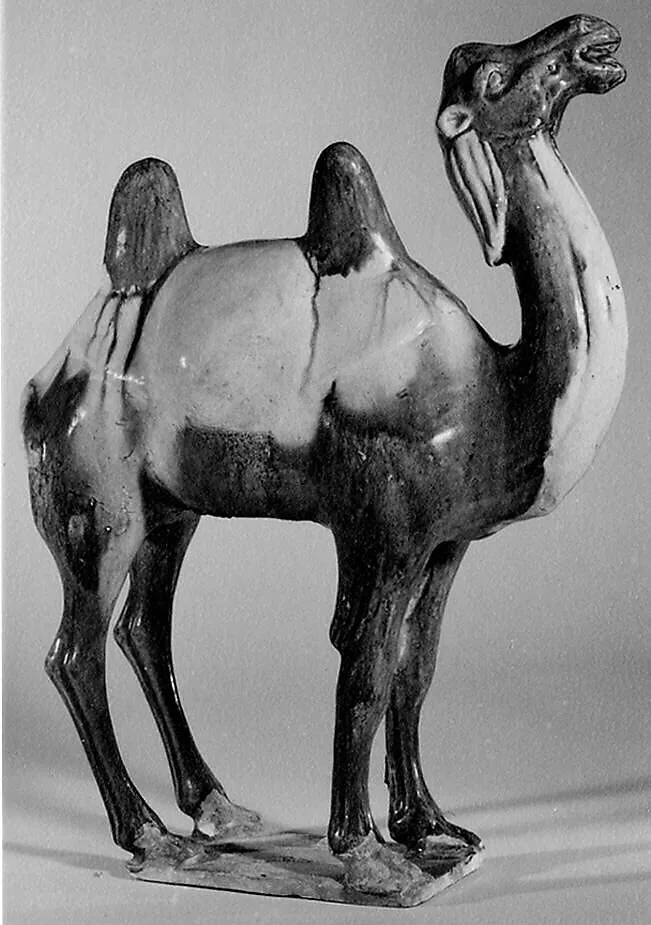 唐 三彩陶駱駝俑|Camel — Unknown