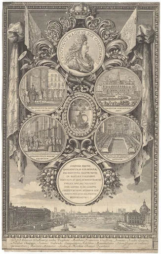 The Reception of Louis XIV at the Hôtel de Ville on the Occasion of his Recovery, January 30, 1687