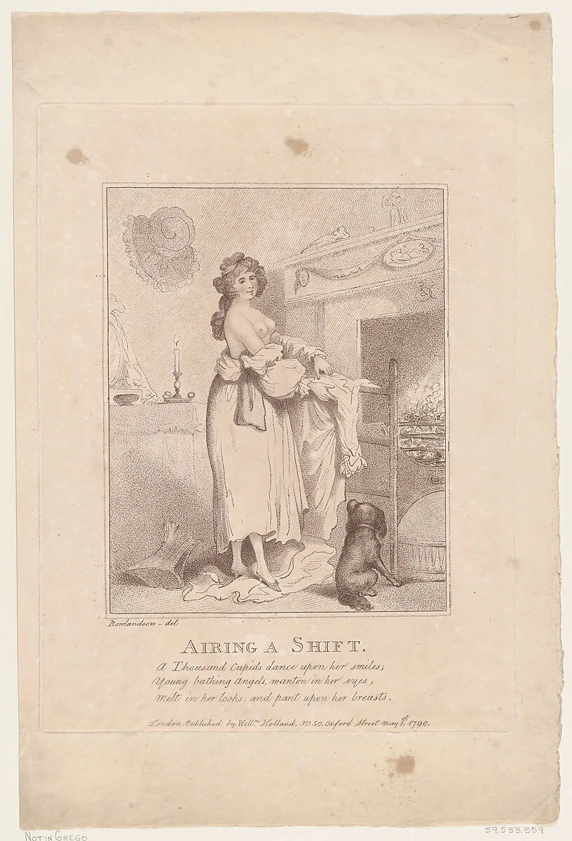 Airing a Shift — William Holland|Thomas Rowlandson