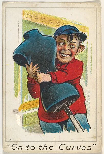 On to the Curves, from the Baseball Comics series (T203) — Winner Cut Plug Tobacco|P.H. Mayo & Brother, Richmond, Virginia