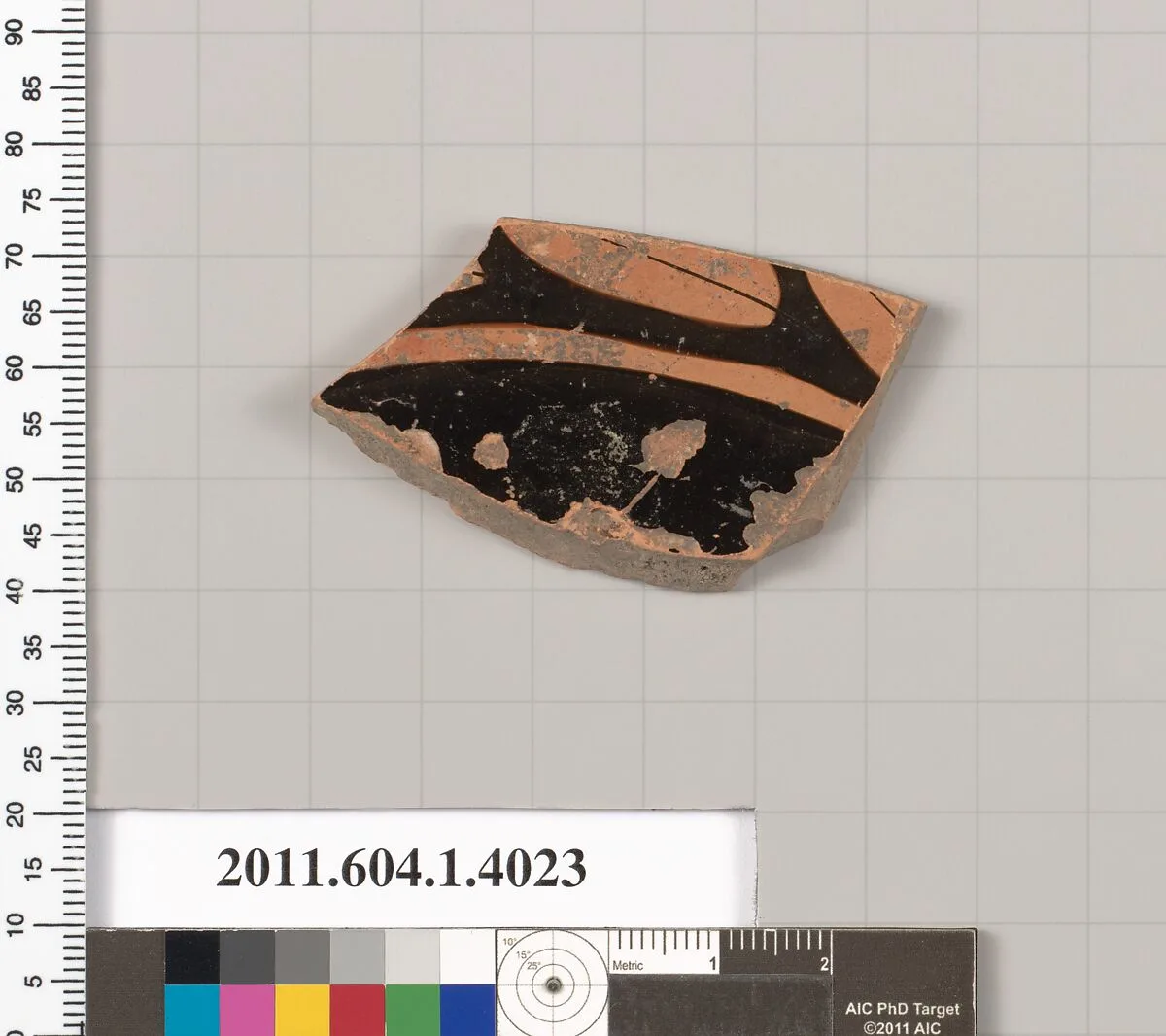 Terracotta fragment of a kylix (drinking cup) — Unknown