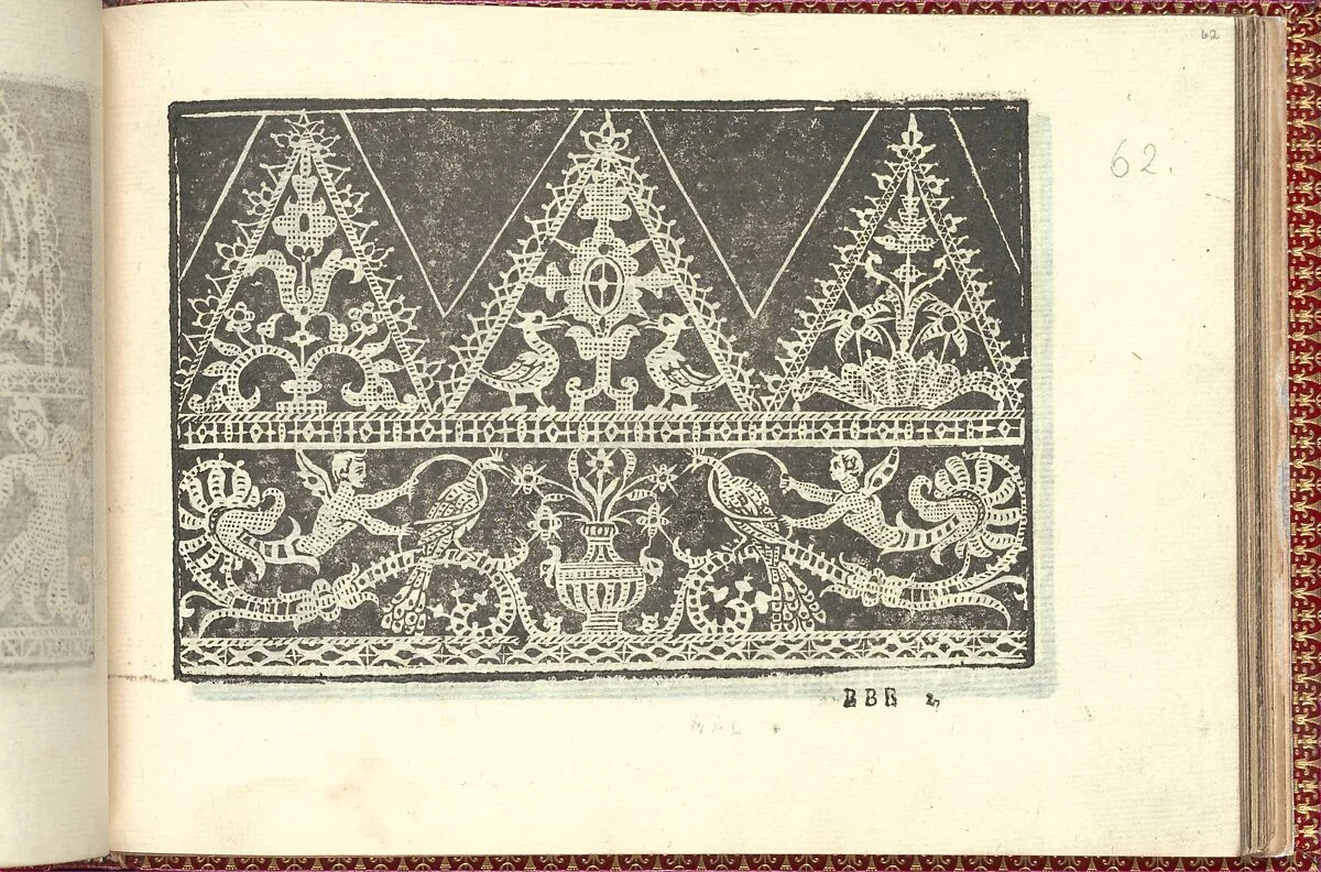 Corona delle Nobili et Virtuose Donne: Libro I-IV, page 62 (recto) — Cesare Vecellio