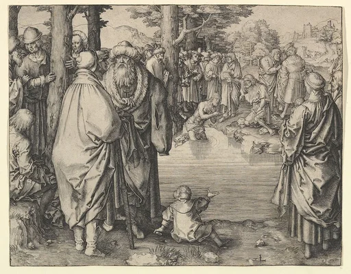 The Baptism of Christ in the River Jordan
