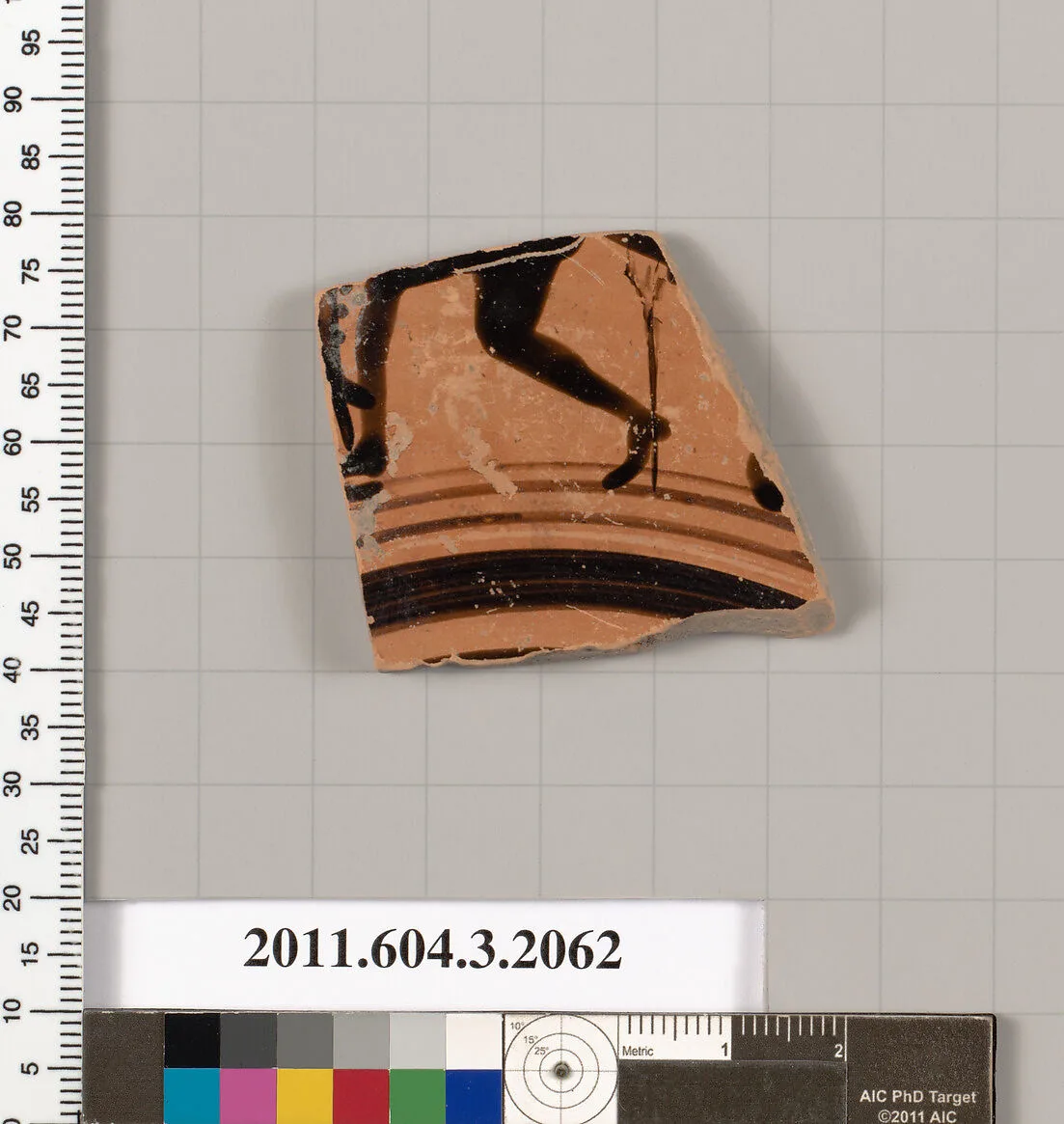 Terracotta fragment of a kylix (drinking cup) — Unknown