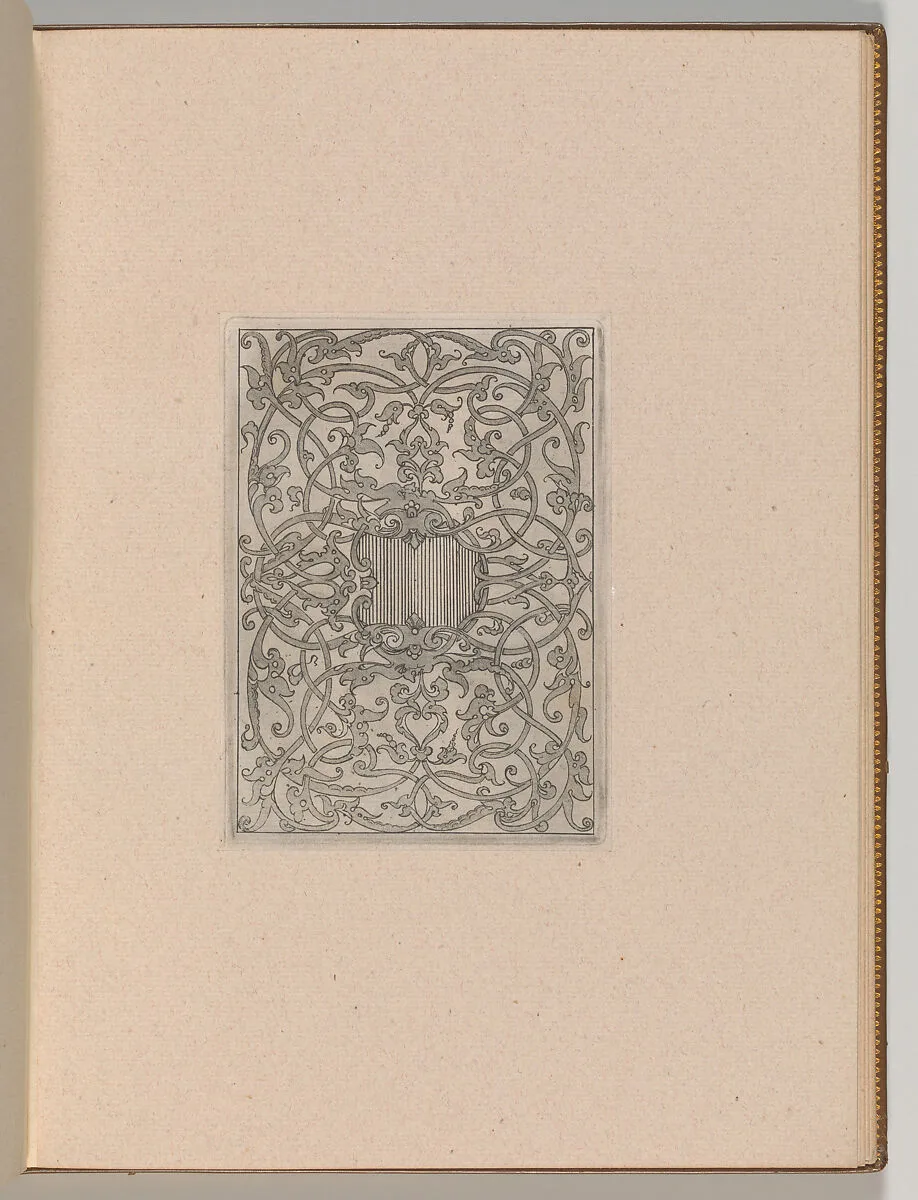 Copies after the 'Livre contenant passement de moresques' (plate 6) — Jacques Androuet Du Cerceau