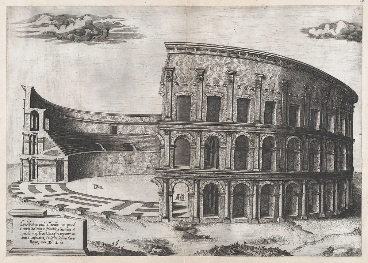 Speculum Romanae Magnificentiae: Amphiteathrum Castrense — Anonymous|Antonio Lafreri