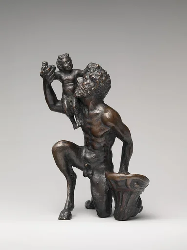 Satyr Holding a Boy Satyr on his Shoulder