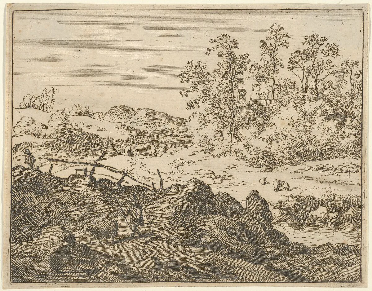 The Shepherd and the Lamb — Allart van Everdingen