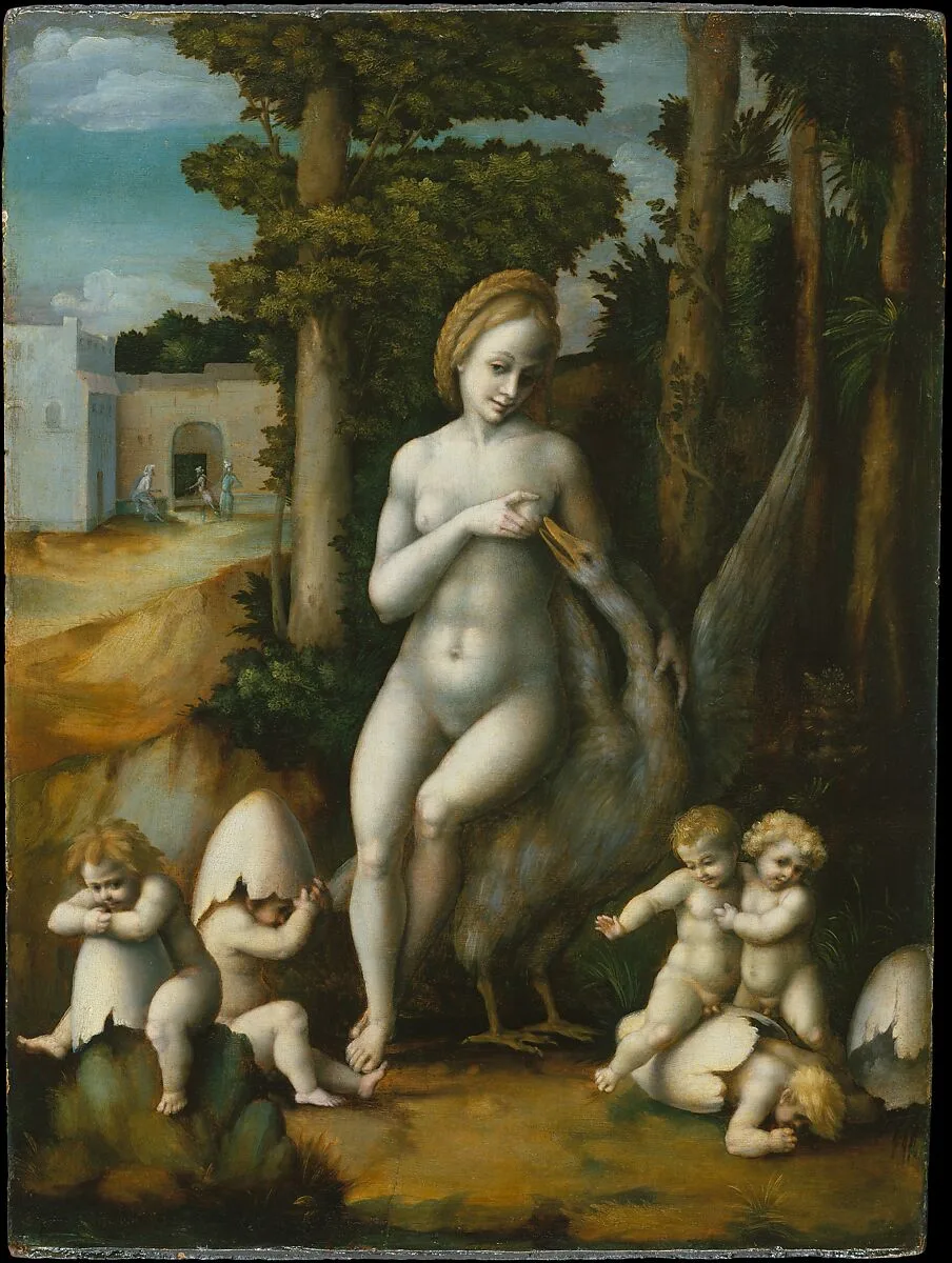Leda and the Swan — Bachiacca (Francesco d'Ubertino Verdi)
