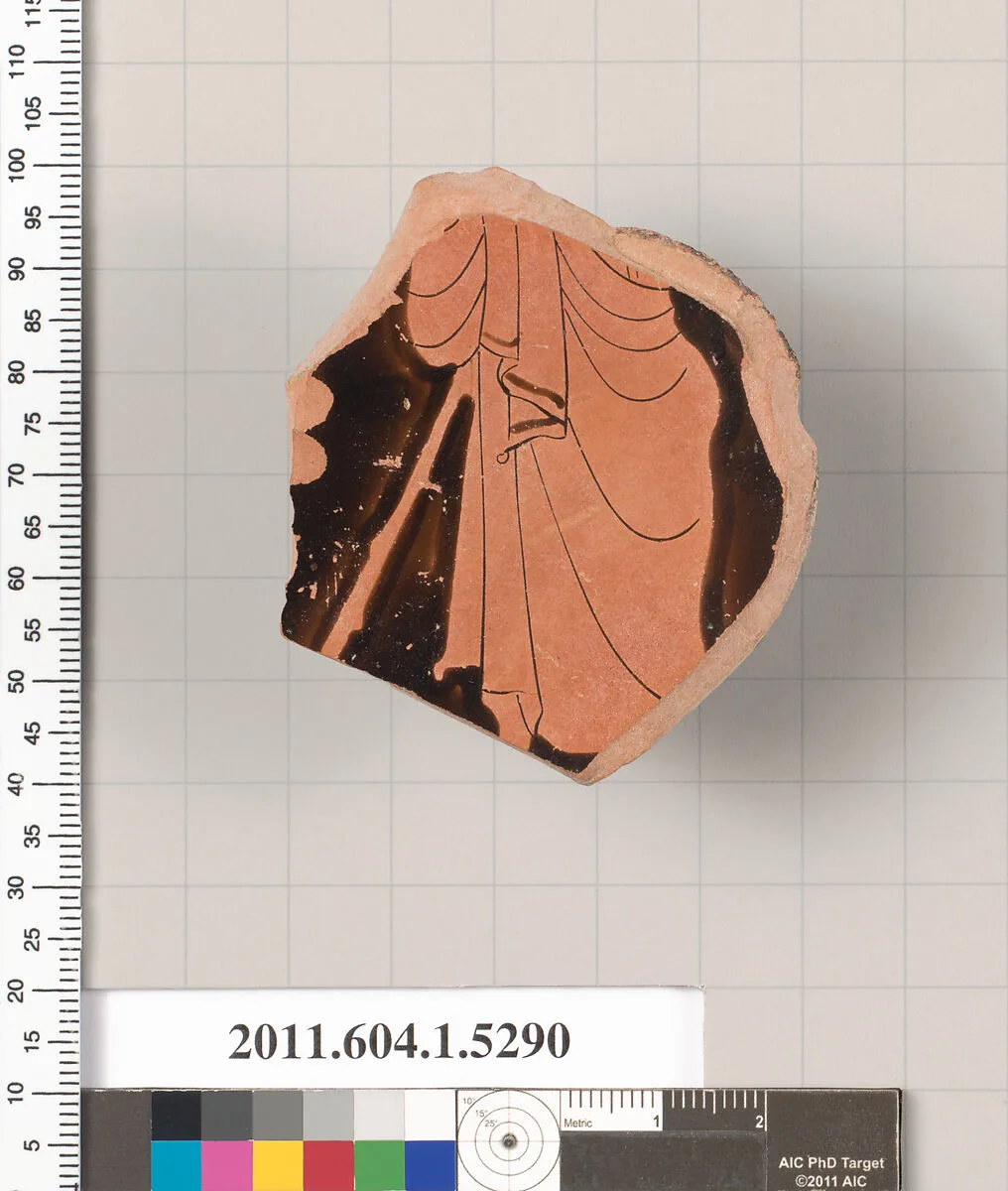 Terracotta fragment of a kylix (drinking cup) — Unknown