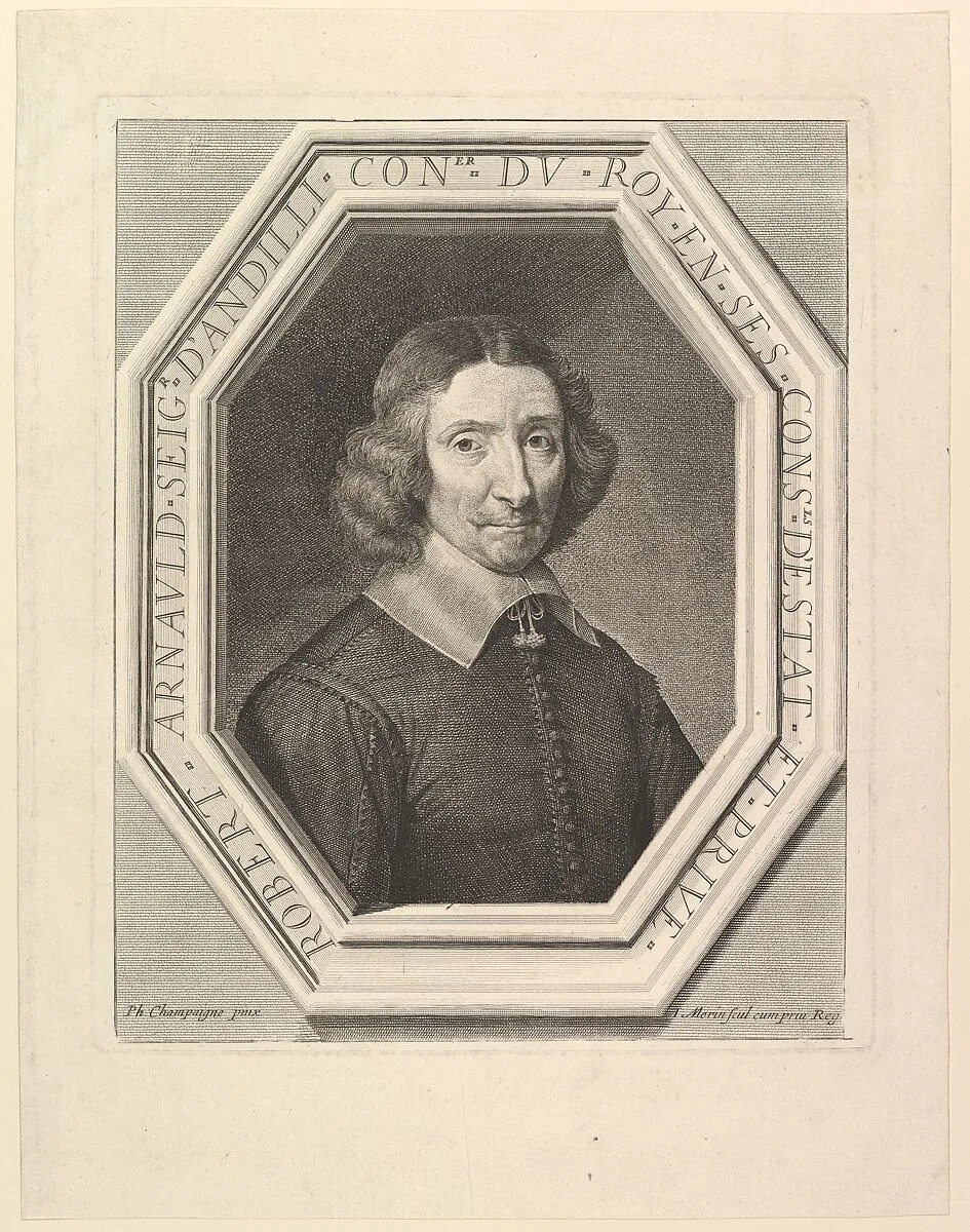Robert Arnauld d'Andilly, conseiller du roi — Jean Morin|Philippe de Champaigne
