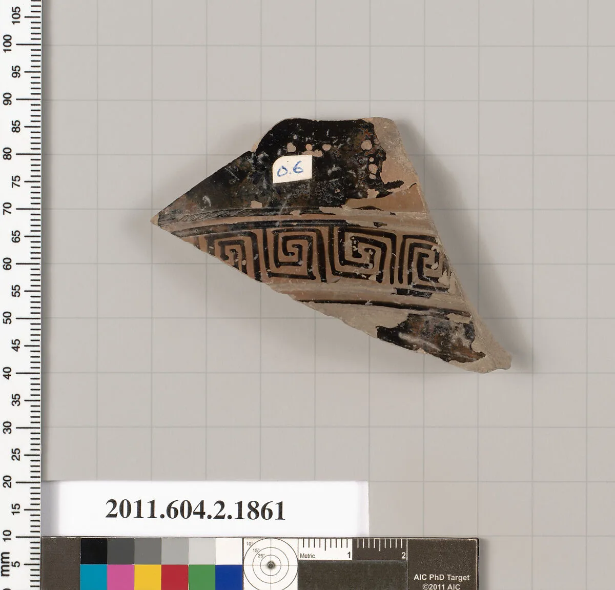 Terracotta fragment of a skyphos (deep drinking cup) — Unknown
