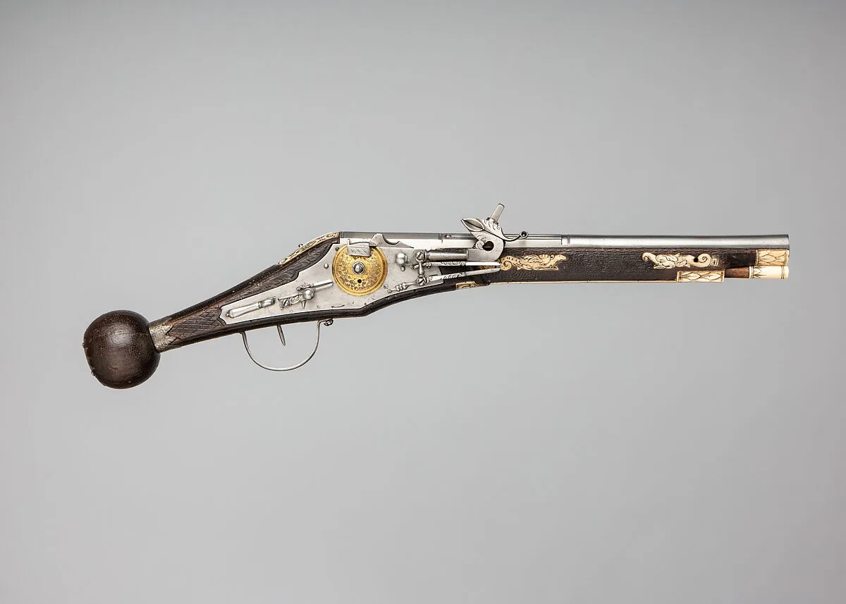 Pair of Wheellock Pistols Made for the Bodyguard of the Prince-Elector of Saxony — Zacharias Herold